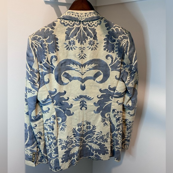 MUSIKA FRÈRE - Floral (Damask) Print Blazer - Picture 4 of 11
